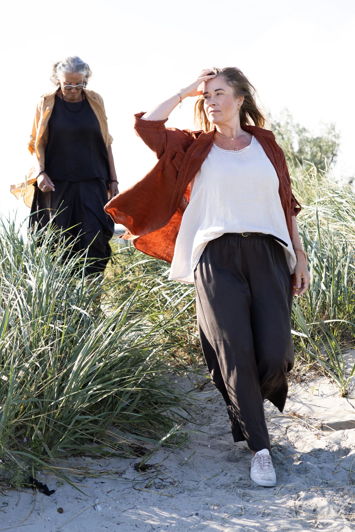 Favvo Linen Shirt - Rust