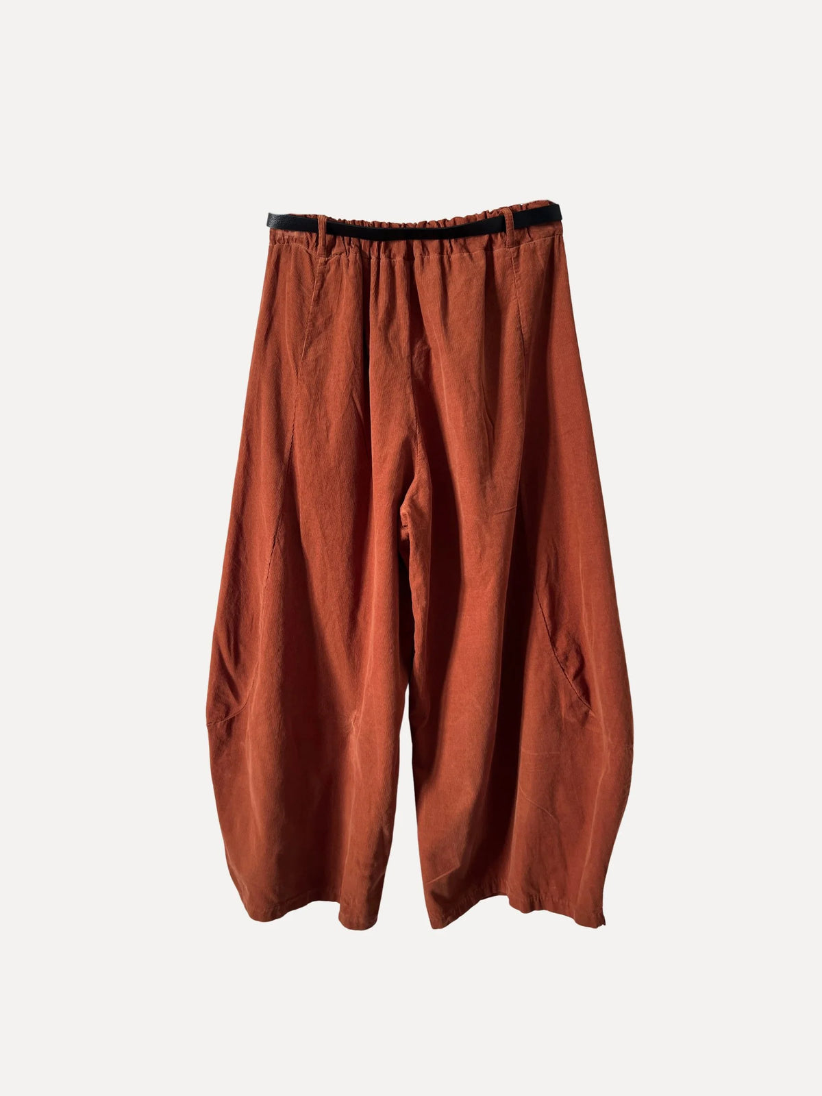 Barrel Cord Pants - Rust