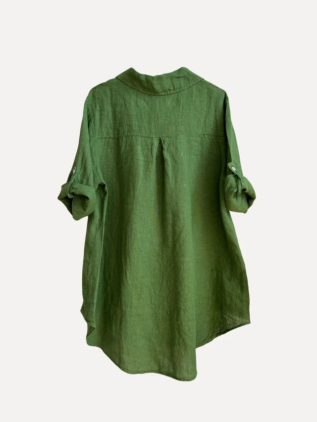 Favvo Linen Shirt - Olive