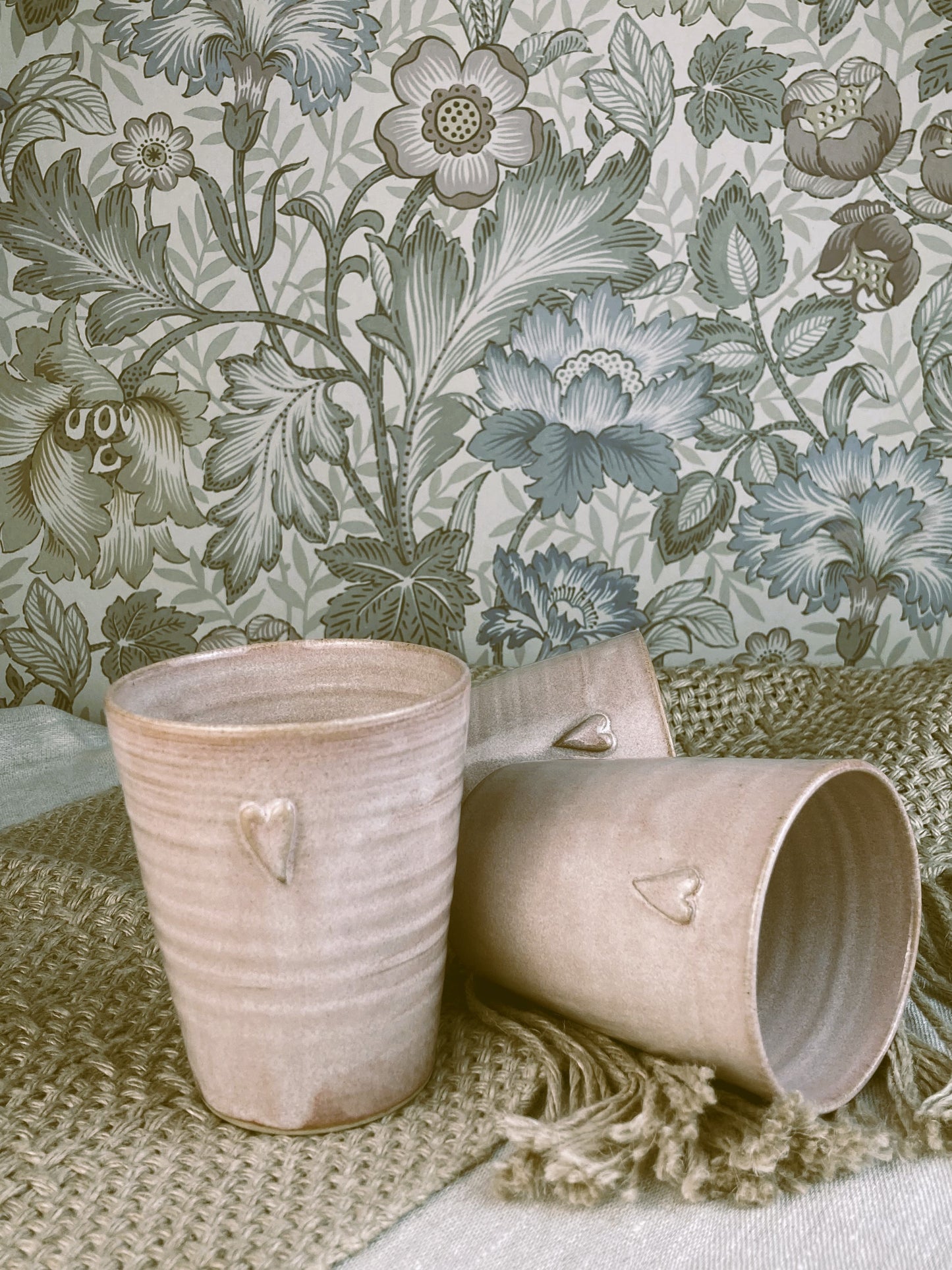 Drejad kopp "Heart to heart" Rosé